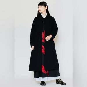 Cardigan Kimono (Black Kiku)